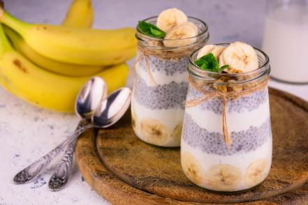 Banános chia puding