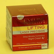 Eveline Super Lifting Éjszakai krém, 50+, 50 ml